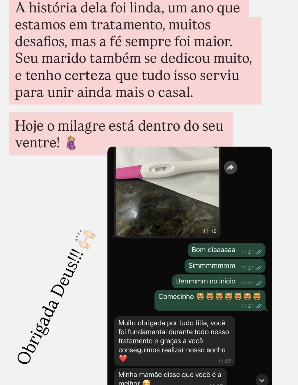 Relato de paciente da nutricionista La&iacute;sa Curti